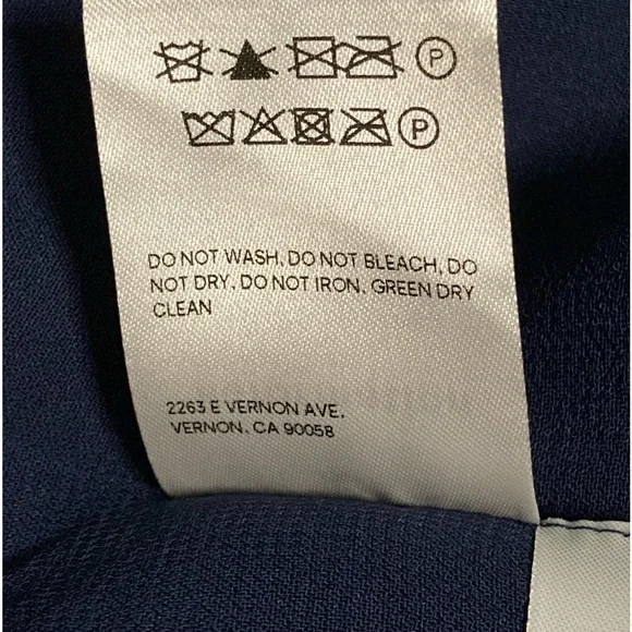 NWT Reformation Juliette Navy Dress - Sz 10 - Picture 9 of 9